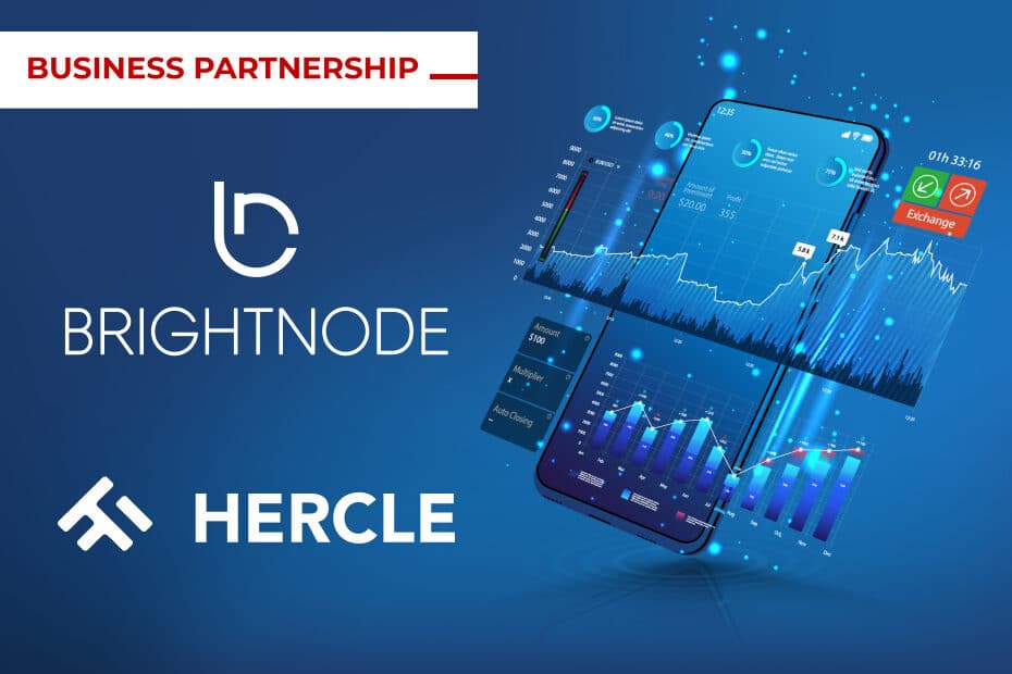 BRIGHTNODE-Partnership-Hercle token launch